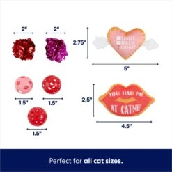 Frisco Valentine Variety Pack Cat Toy With Catnip, 13 Count 9 Frisco Valentine Variety Pack Cat Toy With Catnip, 13 Count -Pet Supplies Discount Store 298966 PT2. AC SS1800 V1701364858