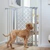 Frisco Metal Geometric Pattern Extra Tall Auto-close Dog Gate -Pet Supplies Discount Store 299514 MAIN. AC SS1800 V1627305390