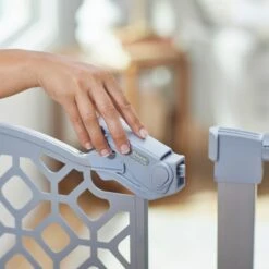 Frisco Metal Geometric Pattern Extra Tall Auto-close Dog Gate -Pet Supplies Discount Store 299514 PT4. AC SS1800 V1627306640