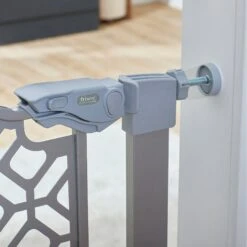 Frisco Metal Geometric Pattern Extra Tall Auto-close Dog Gate -Pet Supplies Discount Store 299514 PT5. AC SS1800 V1627306936