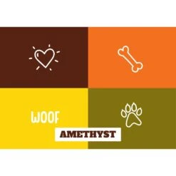 Frisco Woof Personalized Dog & Cat Placemat -Pet Supplies Discount Store 299560 PT2. AC SS1800 V1636048522