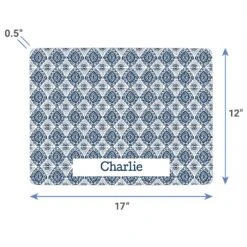Frisco Boho Damask Personalized Dog & Cat Placemat -Pet Supplies Discount Store 299562 PT3. AC SS1800 V1636120501