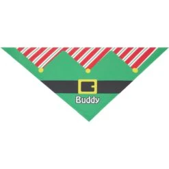Frisco Santa's Favorite Elf Personalized Dog & Cat Bandana -Pet Supplies Discount Store 301369 PT3. AC SS1800 V1627653711