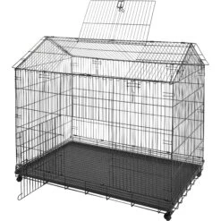 Frisco Wire Small Pet House Shaped Cage -Pet Supplies Discount Store 301429 PT3. AC SS1800 V1633378719
