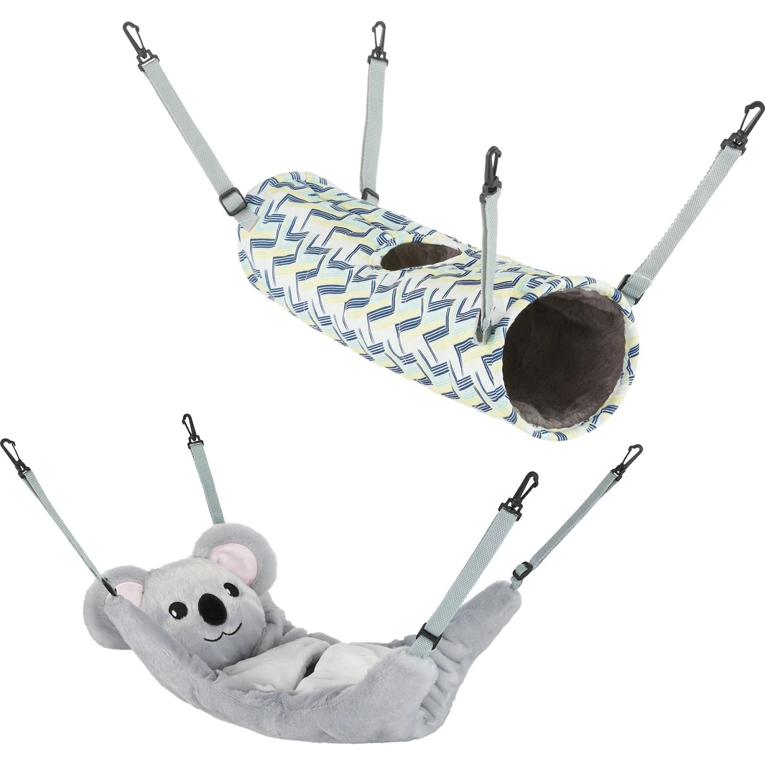 Frisco Geometric Small Pet Plush Hanging Tunnel & Frisco Hanging Koala Small Pet Bed 3 Frisco Geometric Small Pet Plush Hanging Tunnel & Frisco Hanging Koala Small Pet Bed
