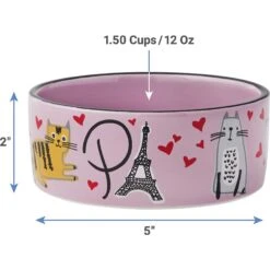 Frisco Paris Non-skid Ceramic Cat Dish & Frisco Paris Non-skid Ceramic Cat Dish -Pet Supplies Discount Store 302490 PT7. AC SS1800 V1623054762