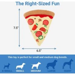 Frisco Pizza Slice Plush Squeaky Dog Toy & Frisco Taco Plush Squeaky Dog Toy -Pet Supplies Discount Store 302494 PT2. AC SS1800 V1623058354