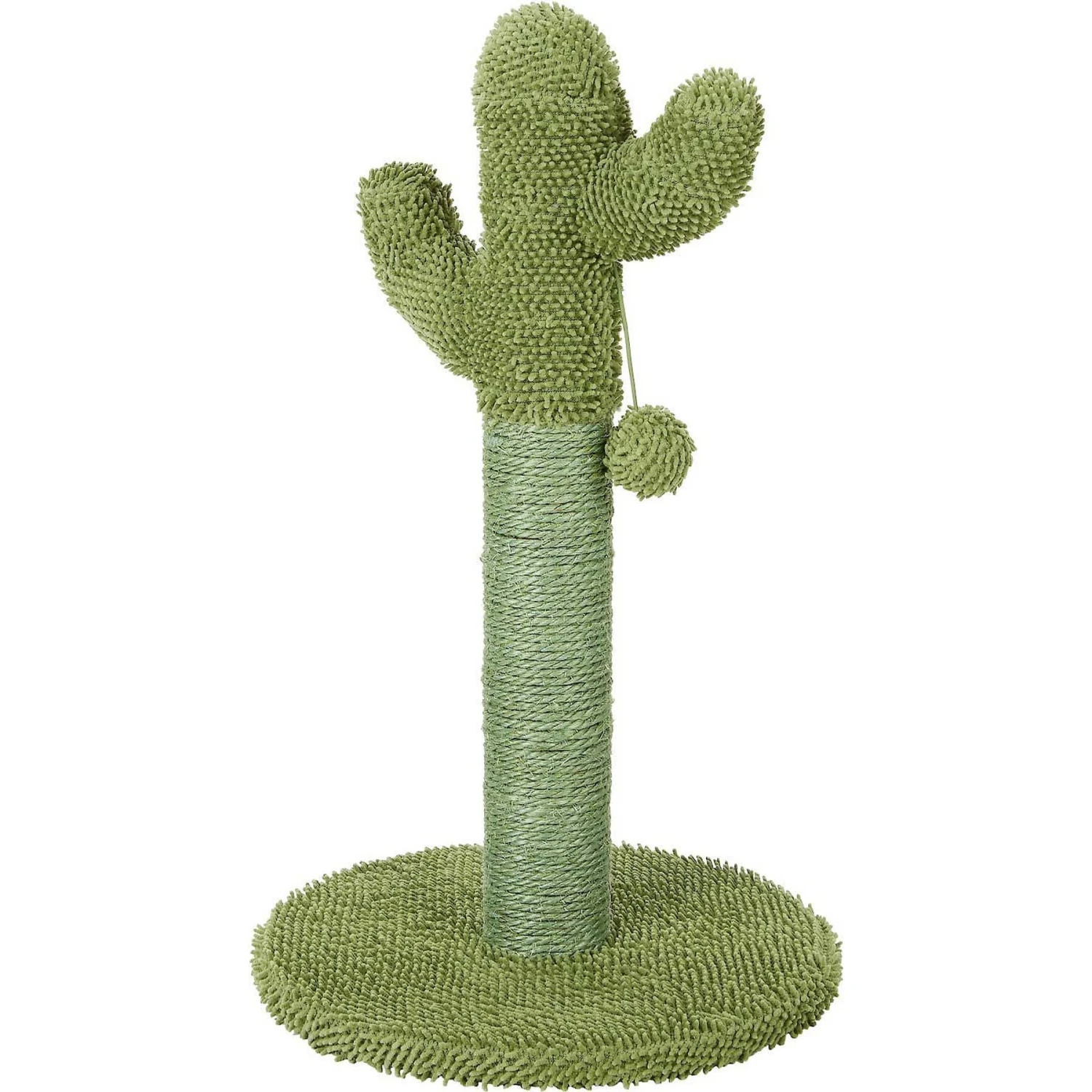Frisco Cactus Cat Scratching Post & Frisco Dangly Avocado Buddy Plush Cat Toy With Catnip 4 Frisco Cactus Cat Scratching Post & Frisco Dangly Avocado Buddy Plush Cat Toy With Catnip - Image 2