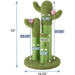 Frisco Self Warming Bolster Round Kitten Bed & Frisco Cactus Cat Scratching Post -Pet Supplies Discount Store 303576 PT5. AC SS1800 V1623056855