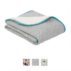 Frisco Sherpa Dog & Cat Blanket & Frisco Sherpa Hexagon Bolster Cat & Dog Bed -Pet Supplies Discount Store 303598 PT2. AC SS1800 V1623048456