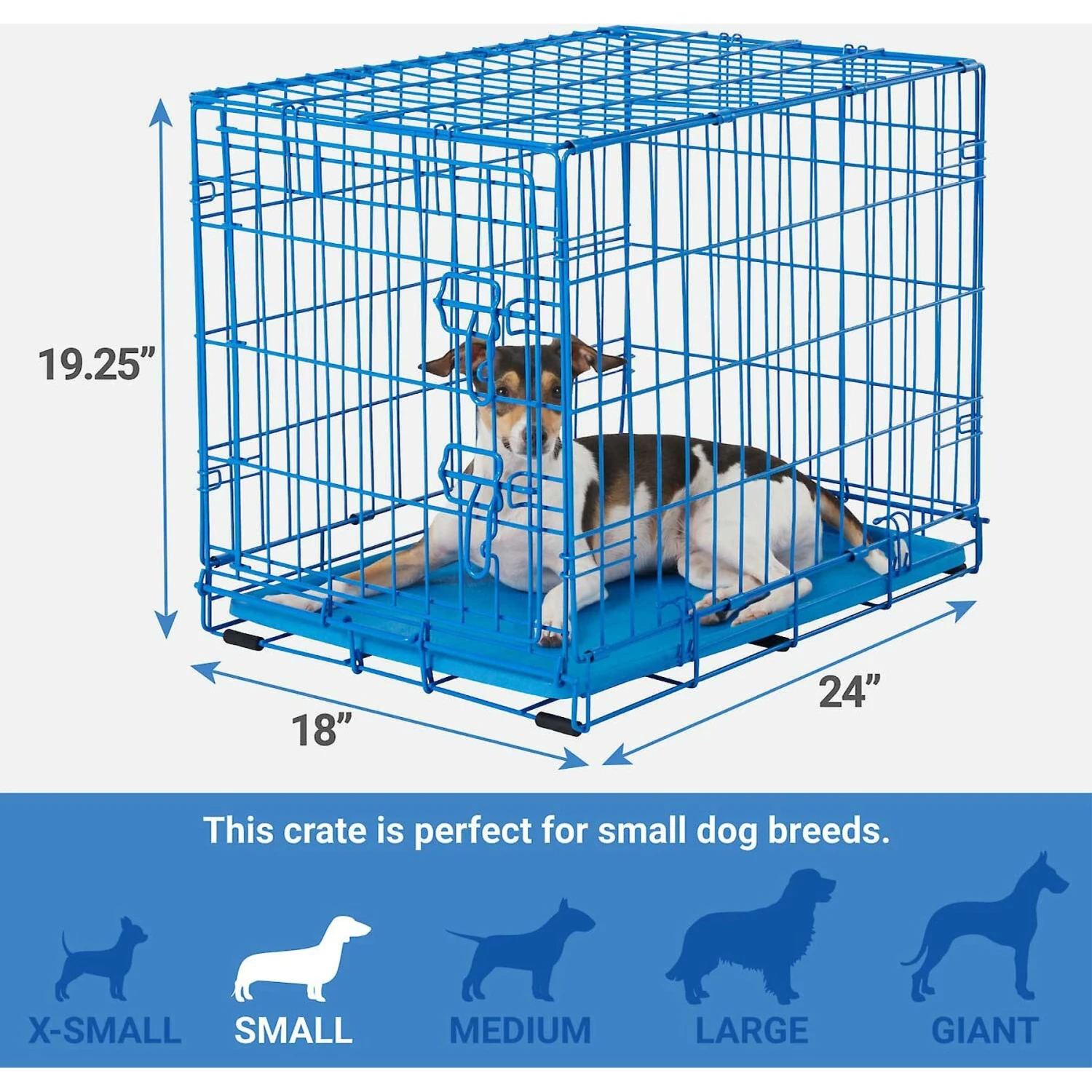 Frisco Two Door Top Load Plastic Dog & Cat Kennel & Frisco Fold & Carry Single Door Collapsible Wire Dog Crate, Pink 9 Frisco Two Door Top Load Plastic Dog & Cat Kennel & Frisco Fold & Carry Single Door Collapsible Wire Dog Crate, Pink - Image 7