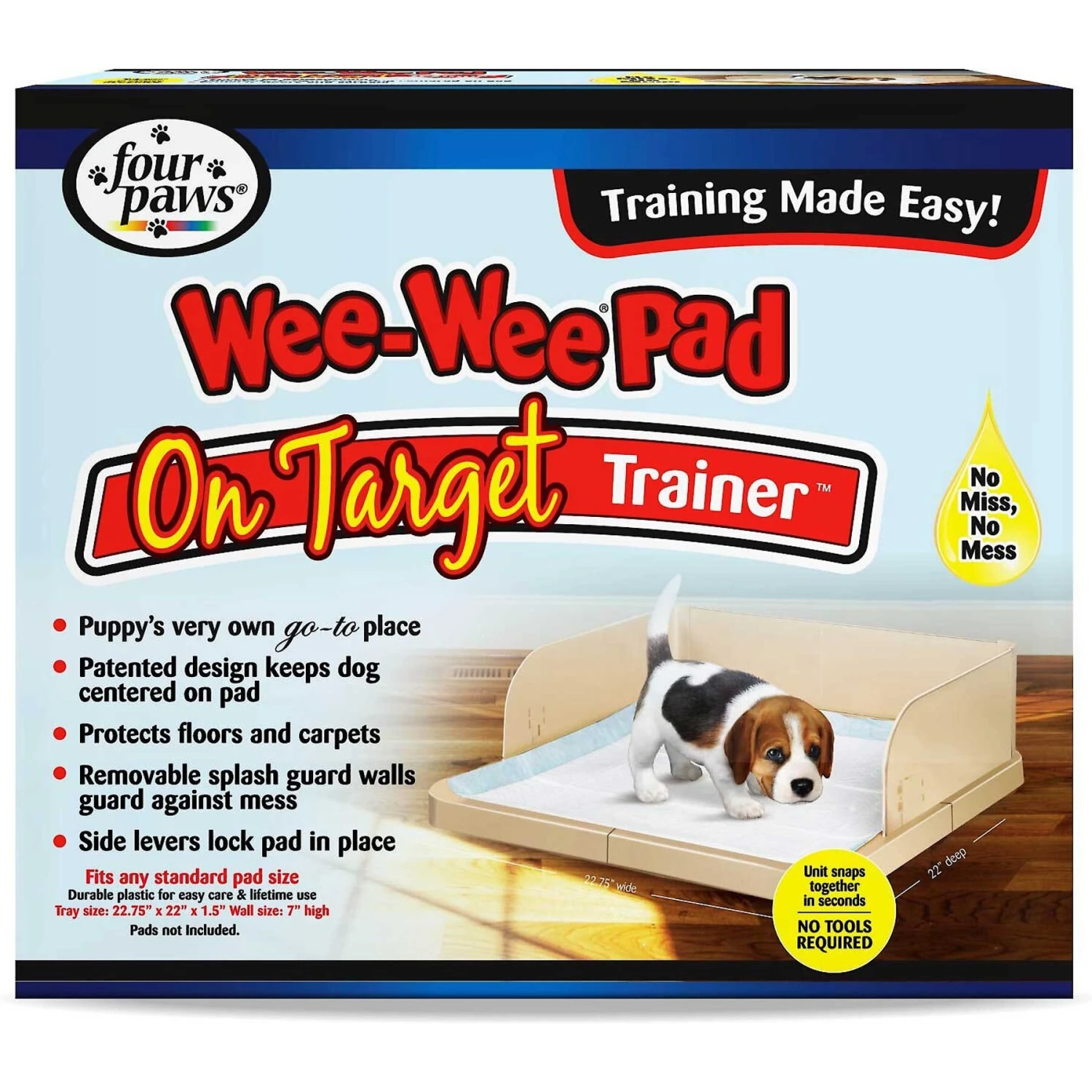 Wee-Wee Pad On Target Trainer & Frisco Premium Dog Training & Potty Pads 4 Wee-Wee Pad On Target Trainer & Frisco Premium Dog Training & Potty Pads - Image 2