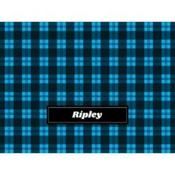 Frisco Personalized Plaid Sherpa Cat & Dog Blanket, 30" X 40" -Pet Supplies Discount Store 303832 PT4. AC SS1800 V1637610128