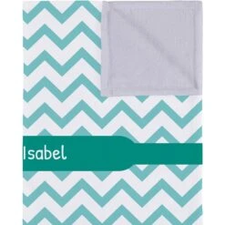 Frisco Personalized Subtle Chevron Soft Fleece Cat & Dog Blanket, 30" X 40" -Pet Supplies Discount Store 304003 PT2. AC SS1800 V1637608925
