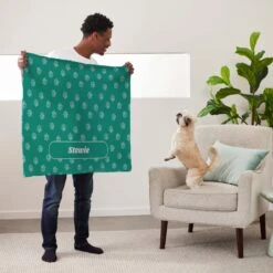 Frisco Personalized Paws Soft Fleece Cat & Dog Blanket, 30" X 40" -Pet Supplies Discount Store 304007 PT5. AC SS1800 V1637610099