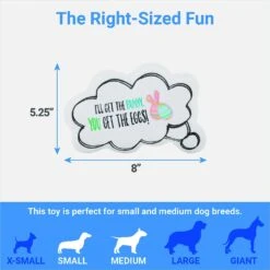 Frisco Easter Message Bubble Plush Squeaky Dog Toy 7 Frisco Easter Message Bubble Plush Squeaky Dog Toy -Pet Supplies Discount Store 304980 PT1. AC SS1800 V1642440935