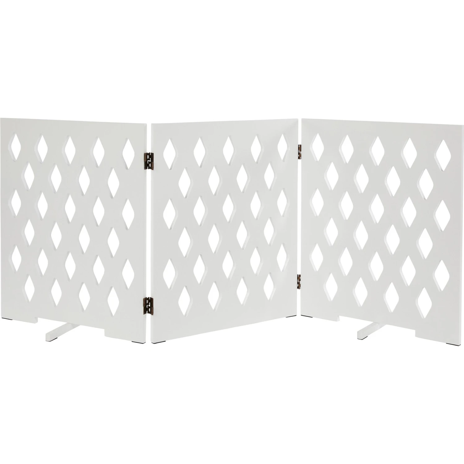 Frisco Deco Diamond Shape 3-Panel Dog Gate 5 Frisco Deco Diamond Shape 3-Panel Dog Gate - Image 3