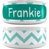 Frisco Personalized Chevron Ceramic Dog Bowl, 4.75-cup, 38oz -Pet Supplies Discount Store 306761 MAIN. AC SS1800 V1701982307