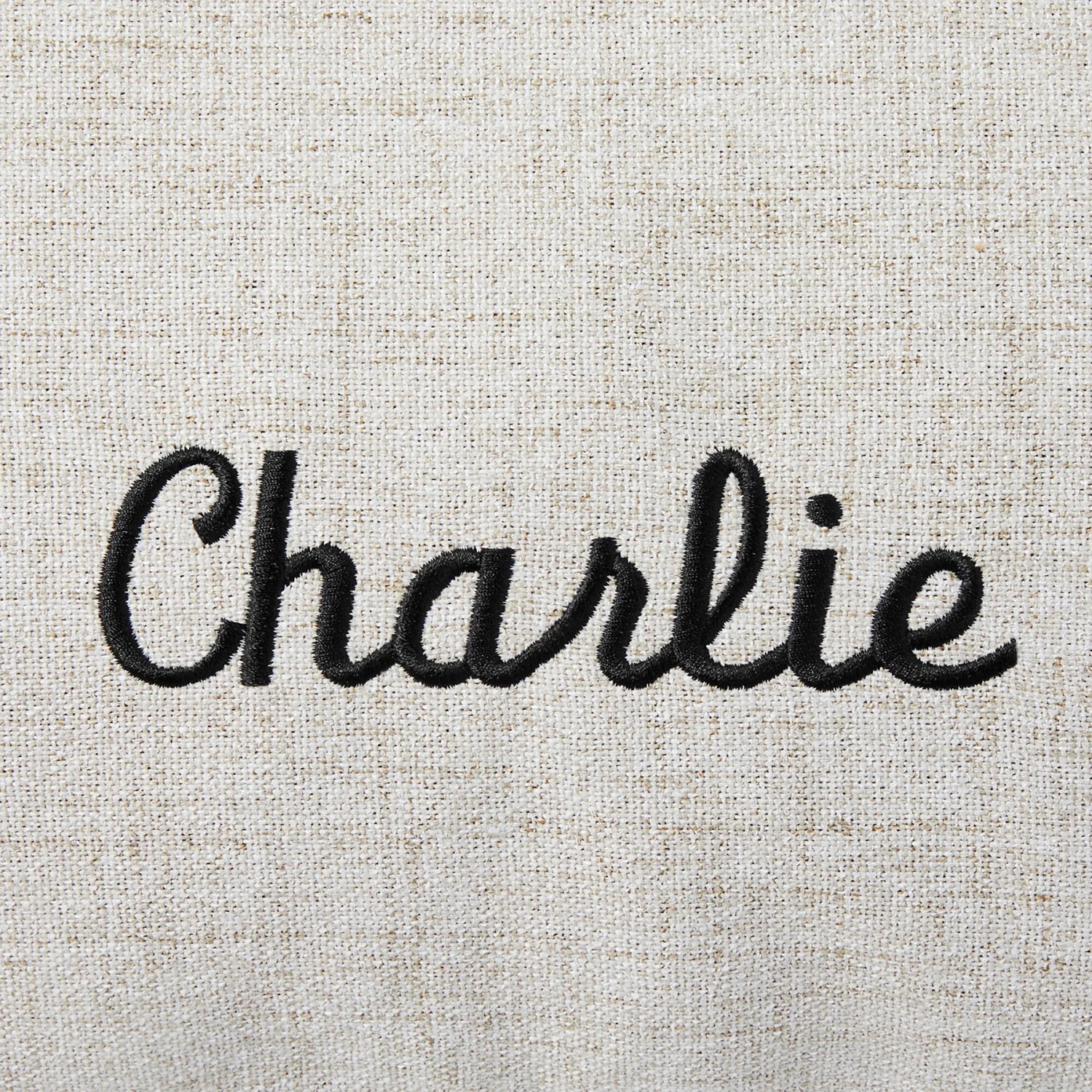 Frisco Personalized Knife Edge Bed, Beige Linen, X-Large 5 Frisco Personalized Knife Edge Bed, Beige Linen, X-Large - Image 3