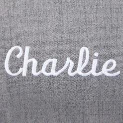 Frisco Personalized Knife Edge Bed, Dark Grey Linen, X-Large -Pet Supplies Discount Store 311764 PT3. AC SS1800 V1630594000