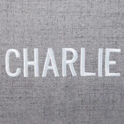 Frisco Personalized Knife Edge Bed, Dark Grey Linen, X-Large -Pet Supplies Discount Store 311764 PT4. AC SS1800 V1630594020