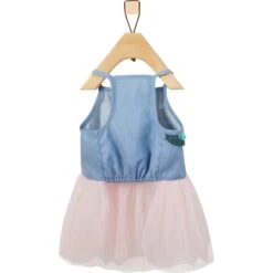 Frisco Rainbow Denim Dog & Cat Dress -Pet Supplies Discount Store 312144 PT4. AC SS1800 V1644531411