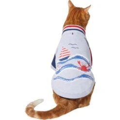 Frisco Nautical Polo Dog & Cat Shirt -Pet Supplies Discount Store 312160 PT2. AC SS1800 V1644532077