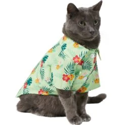 Frisco Hawaiian Floral Camp Dog & Cat Shirt -Pet Supplies Discount Store 312168 PT2. AC SS1800 V1644525745