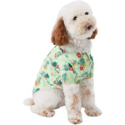 Frisco Hawaiian Floral Camp Dog & Cat Shirt -Pet Supplies Discount Store 312168 PT3. AC SS1800 V1673304452