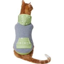 Frisco Green Southwest Dog & Cat Hoodie -Pet Supplies Discount Store 312248 PT2. AC SS1800 V1644883908