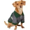 Frisco Green Striped Polo Dog & Cat Shirt -Pet Supplies Discount Store 315091 MAIN. AC SS1800 V1646438584