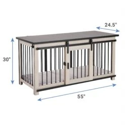 Frisco "Rockford" Dog Crate Credenza & Mat -Pet Supplies Discount Store 315187 PT3. AC SS1800 V1634217787