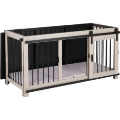 Frisco "Rockford" Dog Crate Credenza & Mat -Pet Supplies Discount Store 315187 PT4. AC SS1800 V1634154719