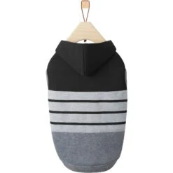 Frisco Gray Striped Dog & Cat Hoodie 12 Frisco Gray Striped Dog & Cat Hoodie -Pet Supplies Discount Store 317305 PT4. AC SS1800 V1646435610
