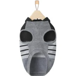Frisco Gray Striped Dog & Cat Hoodie 13 Frisco Gray Striped Dog & Cat Hoodie -Pet Supplies Discount Store 317305 PT5. AC SS1800 V1646432211