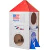 Frisco Spaceship Cardboard Cat House, 2-Story -Pet Supplies Discount Store 317721 MAIN. AC SS1800 V1686839253