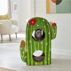 Frisco Cactus Cardboard Cat House, 2-Story 9 Frisco Cactus Cardboard Cat House, 2-Story -Pet Supplies Discount Store 317725 PT3. AC SS1800 V1642099098