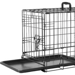 Frisco Eyelash Orthopedic Dog Crate Mat & Frisco Fold & Carry Single Door Collapsible Wire Dog Crate -Pet Supplies Discount Store 319010 PT5. AC SS1800 V1631628388