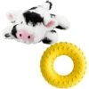 Frisco Cow Plush Squeaky Dog Toy & Playology Scented Dual Layer Ring Dog Toy 1 Frisco Cow Plush Squeaky Dog Toy & Playology Scented Dual Layer Ring Dog Toy -Pet Supplies Discount Store 319488 MAIN. AC SS1800 V1630618575