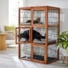 Frisco Collapsible Wood & Wire Cat Cage Playpen, 3 Level -Pet Supplies Discount Store 323215 MAIN. AC SS1800 V1645473422