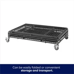 Frisco Ultimate Lightweight Heavy Duty Foldable & Stackable Steel Metal Single Door Dog Crate -Pet Supplies Discount Store 326416 PT3. AC SS1800 V1646859919