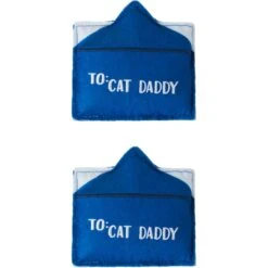 Frisco Father's Day Card Felt Cat Toy With Catnip, 2 Count -Pet Supplies Discount Store 327029 PT2. AC SS1800 V1648667377
