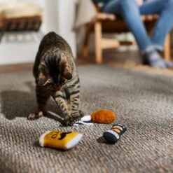 Frisco Dad's Essentials Plush Cat Toy With Catnip, 3 Count -Pet Supplies Discount Store 327031 PT3. AC SS1800 V1648667368