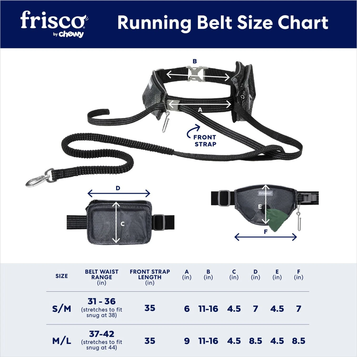 Frisco Outdoor Running Belt With Bungee Dog Leash 4 Frisco Outdoor Running Belt With Bungee Dog Leash - Image 2
