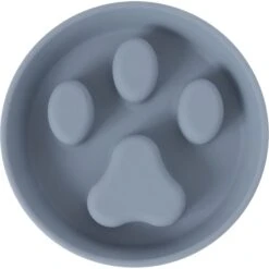 Frisco Silicone Stainless Paw Steel Slow Feeder Dog & Cat Bowl -Pet Supplies Discount Store 331528 PT4. AC SS1800 V1657656874