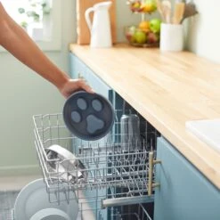 Frisco Silicone Stainless Paw Steel Slow Feeder Dog & Cat Bowl -Pet Supplies Discount Store 331528 PT6. AC SS1800 V1657656874