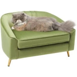 Frisco Elevated Curved Dog & Cat Sofa Bed With Removable Cover -Pet Supplies Discount Store 331628 PT2. AC SS1800 V1643928761