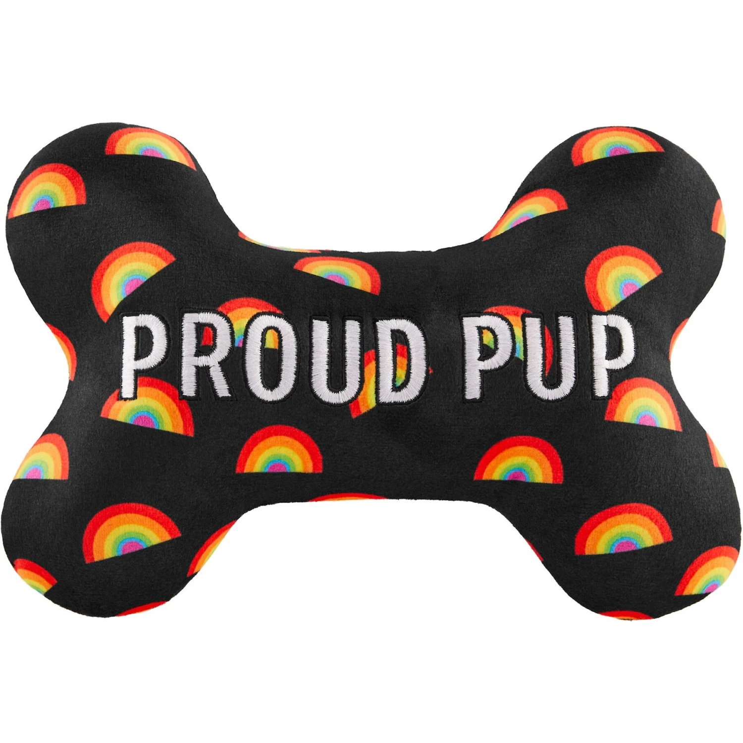 Frisco Pride Proud Pup Bone Plush Squeaky Dog Toy 5 Frisco Pride Proud Pup Bone Plush Squeaky Dog Toy - Image 3