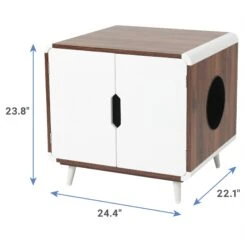 Frisco Mid-Century Modern Side Table Cat Litter Box Cover 8 Frisco Mid-Century Modern Side Table Cat Litter Box Cover -Pet Supplies Discount Store 334645 PT2. AC SS1800 V1653488914