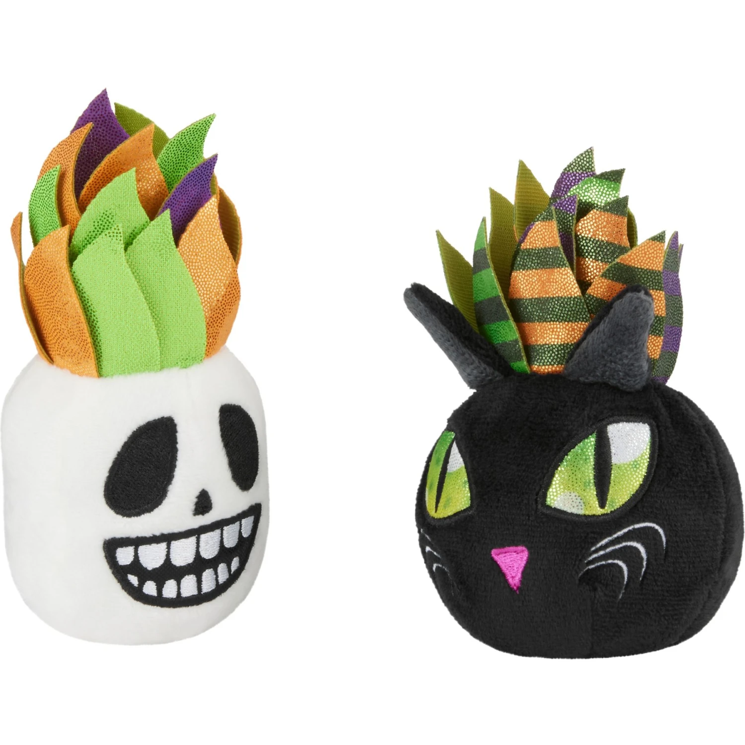 Frisco Halloween Succulents Plush Cat Toy With Catnip, 2 Count 3 Frisco Halloween Succulents Plush Cat Toy With Catnip, 2 Count